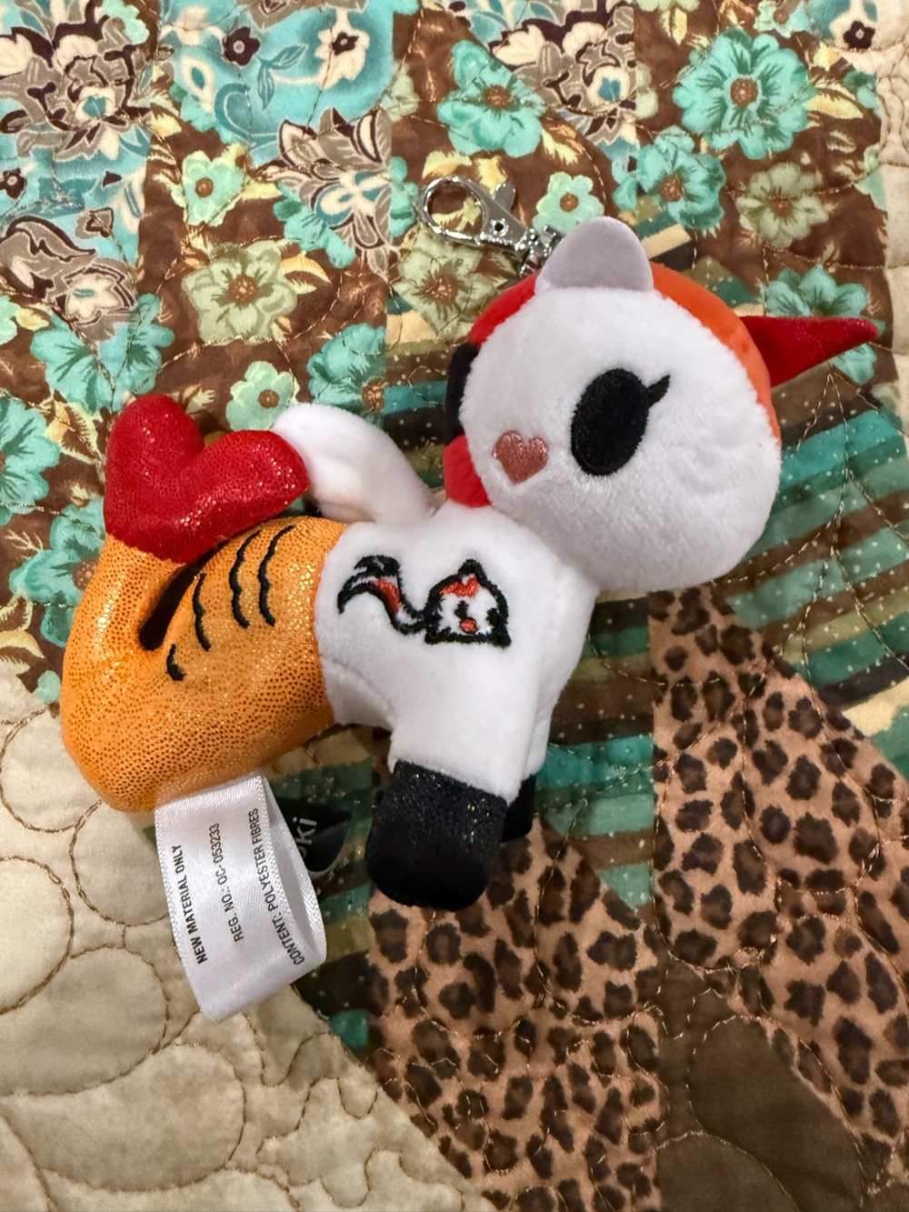 Aurora World Plush Tokidoki Mermicorno JADE keychain